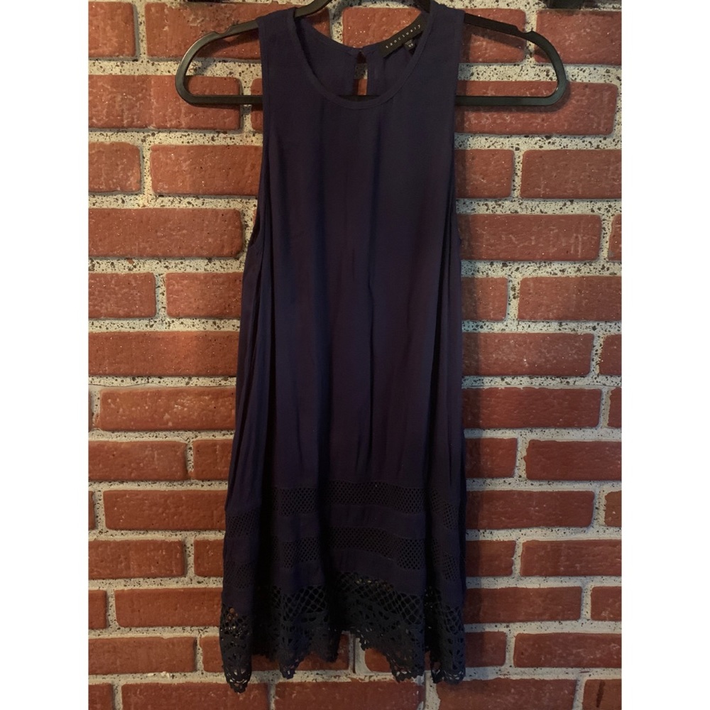Sanctuary top with croshet detail